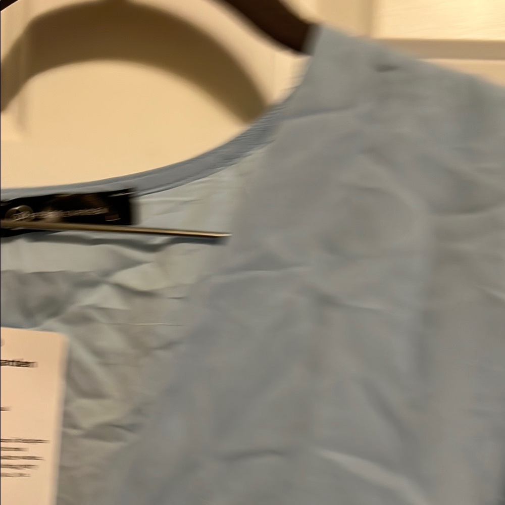 Light Blue Ruffle Dress - Picture 9 of 13